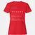 Aries Stats Women's T-Shirt - Red - 13