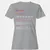 Aries Stats Women's T-Shirt - Sport Grey - 15