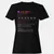 Aquarius Stats Women's T-Shirt - Black - 1