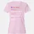 Aquarius Stats Women's T-Shirt - Light Pink - 9