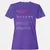 Aquarius Stats Women's T-Shirt - Purple - 12
