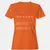 Aquarius Stats Women's T-Shirt - Orange - 11