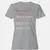 Aquarius Stats Women's T-Shirt - Sport Grey - 15