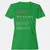 Aquarius Stats Women's T-Shirt - Irish Green - 7