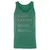 Antisocial Stats Unisex Jersey Tank - Kelly - 9