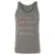 Antisocial Stats Unisex Jersey Tank - Grey Triblend - 8