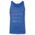 Antisocial Stats Unisex Jersey Tank - True Royal Triblend - 12