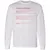 Videographer Stats Long Sleeve T-Shirt - White - 5