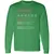 Videographer Stats Long Sleeve T-Shirt - Irish Green - 10