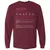 Ambivert Stats Long Sleeve T-Shirt - Maroon - 11