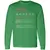 Ambivert Stats Long Sleeve T-Shirt - Irish Green - 10
