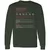 Ambivert Stats Long Sleeve T-Shirt - Forest Green - 4
