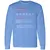 Ambivert Stats Long Sleeve T-Shirt - Carolina Blue - 12