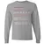 Ambivert Stats Long Sleeve T-Shirt - Graphite Heather - 6