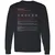 Birder Stats Long Sleeve T-Shirt - Black - 1