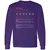 Birder Stats Long Sleeve T-Shirt - Purple - 13