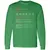 Birder Stats Long Sleeve T-Shirt - Irish Green - 10