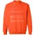 Ambivert Stats Classic Unisex Sweatshirt - Orange - 10