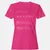 Antisocial Stats Women's T-Shirt - Heliconia - 6