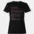 Antisocial Stats Women's T-Shirt - Black - 1