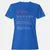 Antisocial Stats Women's T-Shirt - Royal - 14