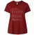 Antisocial Stats Ladies Curvy Jersey - Cardinal - 10