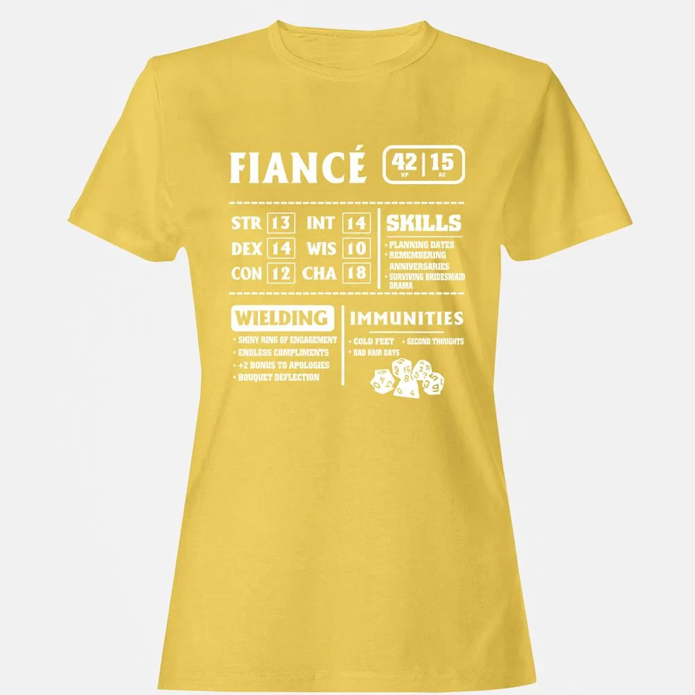 Fiance Stats Women's T-Shirt - Daisy - 4