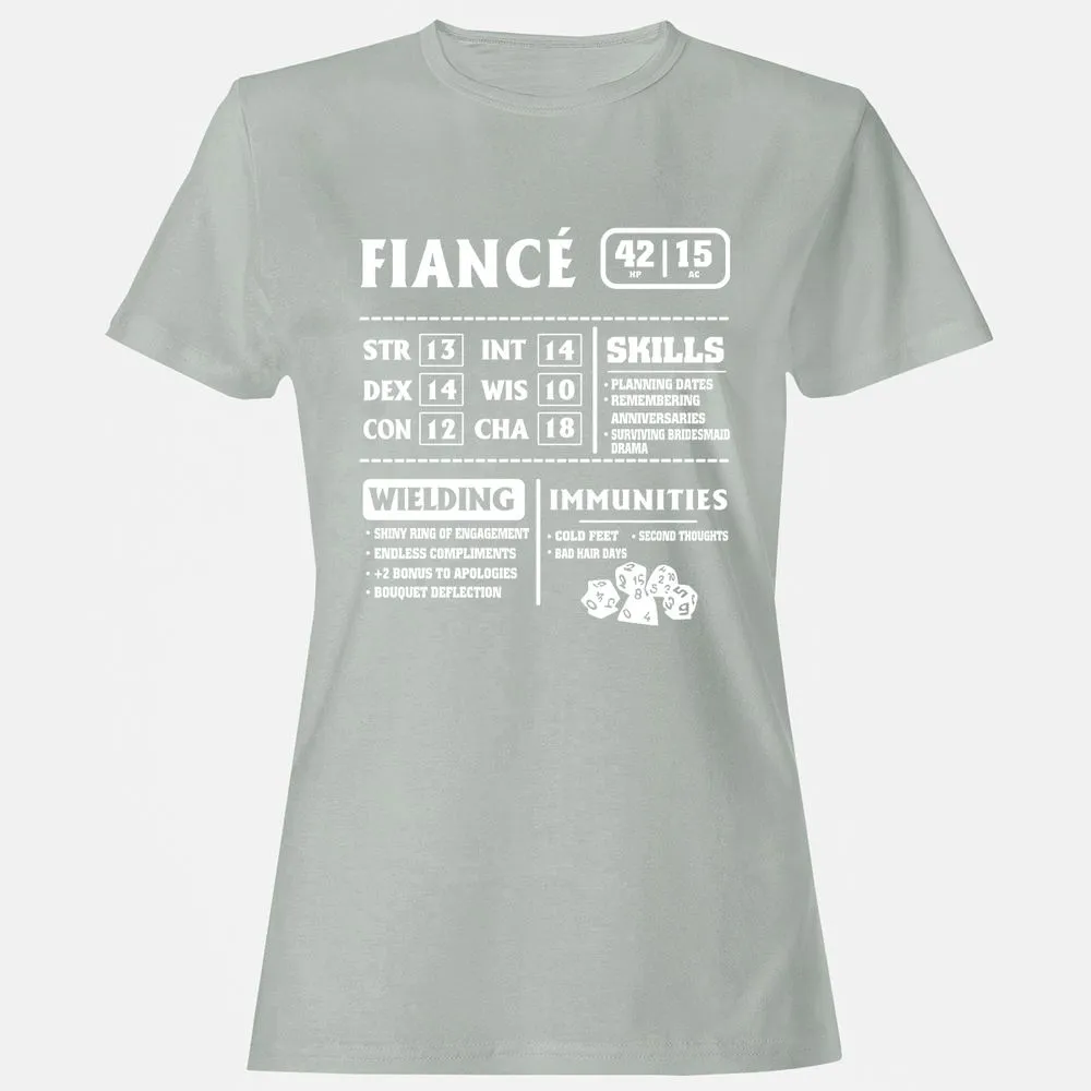 Fiance Stats Women's T-Shirt - Ash - 2