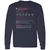 Aquarius Stats Long Sleeve T-Shirt - Navy - 2