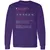 Aquarius Stats Long Sleeve T-Shirt - Purple - 13