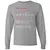 Aquarius Stats Long Sleeve T-Shirt - Graphite Heather - 6