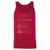 Bartender Stats Unisex Jersey Tank - Red - 11