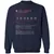 Aquarius Stats Classic Unisex Sweatshirt - Navy - 2