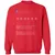 Aquarius Stats Classic Unisex Sweatshirt - Red - 5