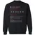 Aquarius Stats Classic Unisex Sweatshirt - Black - 1