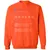 Aquarius Stats Classic Unisex Sweatshirt - Orange - 10