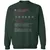 Aquarius Stats Classic Unisex Sweatshirt - Forest Green - 4