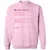 Aquarius Stats Classic Unisex Sweatshirt - Light Pink - 3