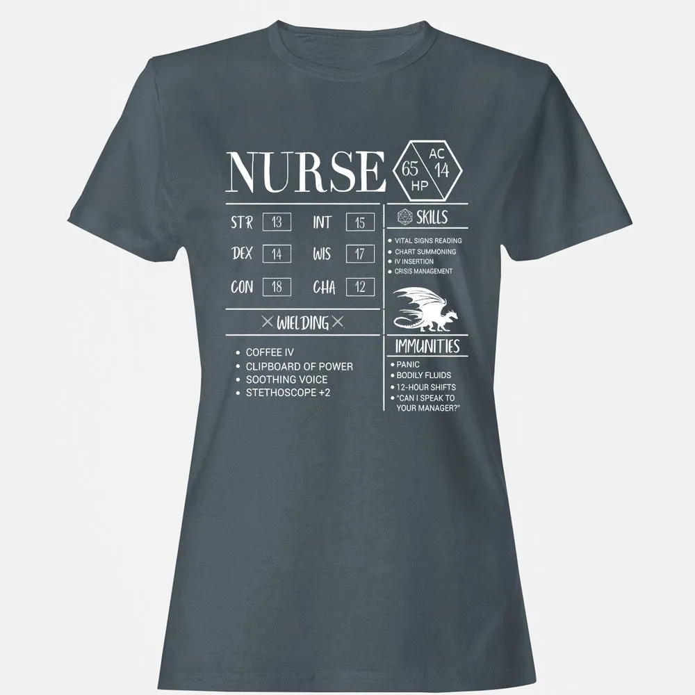 Nurse New Women's T-Shirt - Charcoal - 3