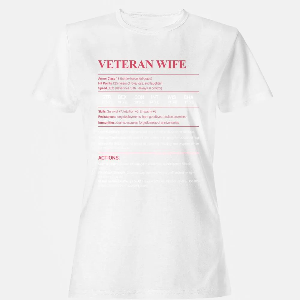 Veteran New Women's T-Shirt - White - 16