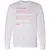 Antisocial Stats Long Sleeve T-Shirt - White - 5