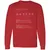 Antisocial Stats Long Sleeve T-Shirt - Red - 14