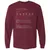 Antisocial Stats Long Sleeve T-Shirt - Maroon - 11