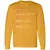 Antisocial Stats Long Sleeve T-Shirt - Gold - 9