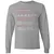 Antisocial Stats Long Sleeve T-Shirt - Graphite Heather - 6