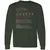 Antisocial Stats Long Sleeve T-Shirt - Forest Green - 4