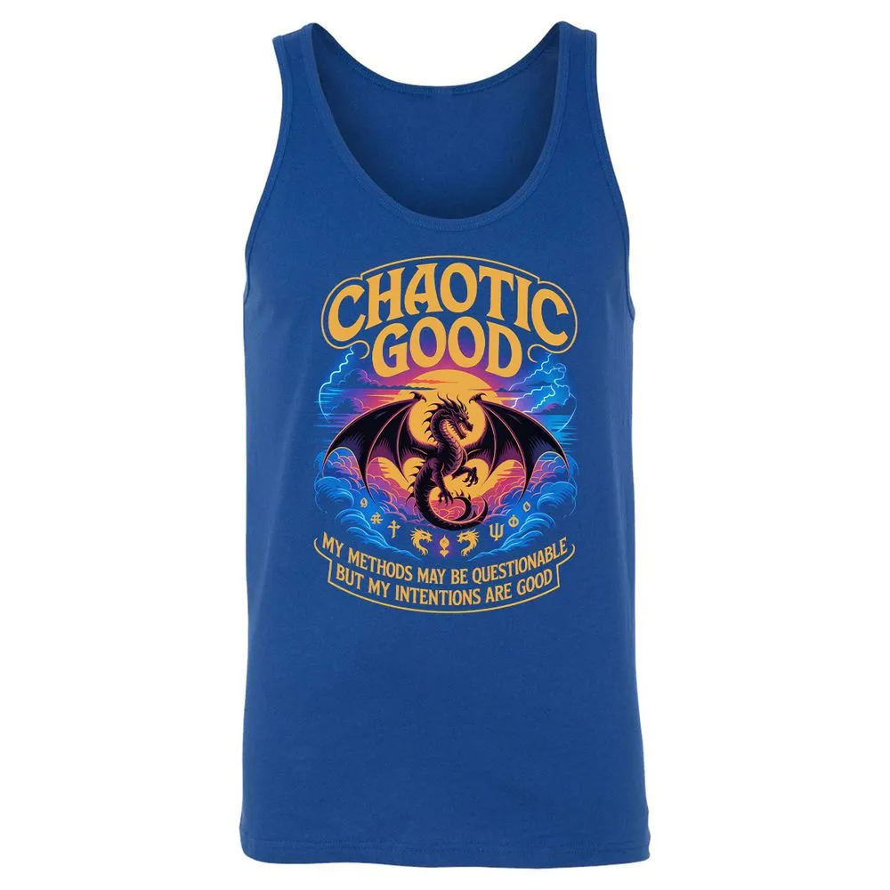Chaotic Good Unisex Jersey Tank - True Royal - 13
