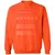Antisocial Stats Classic Unisex Sweatshirt - Orange - 10