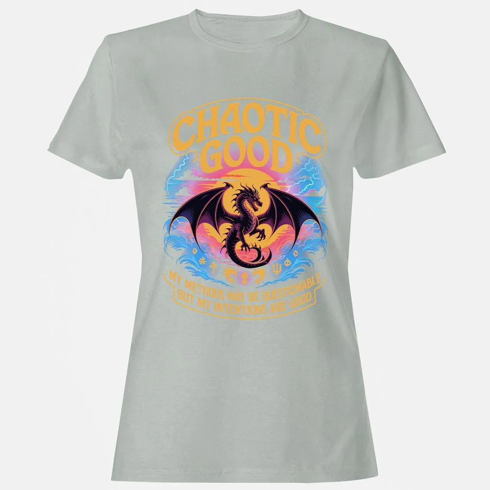 Chaotic Good Women's T-Shirt - Ash - 2