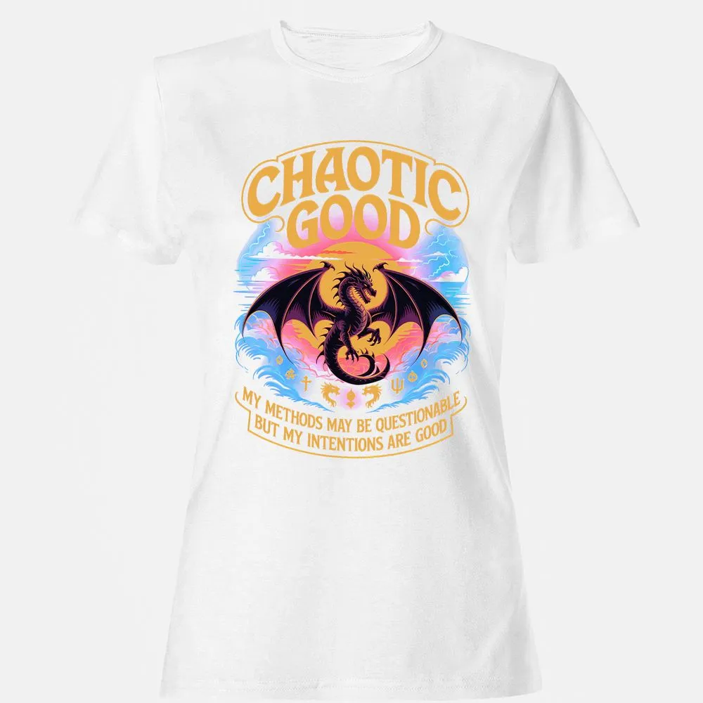 Chaotic Good Women's T-Shirt - White - 16